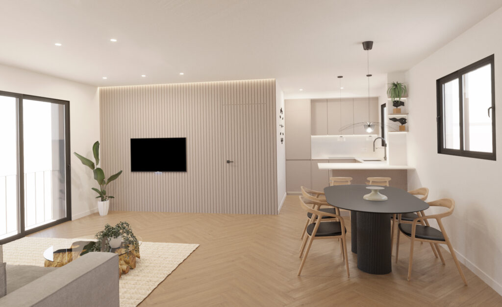 Interiorismo-3D-Vivienda-Barcelona
