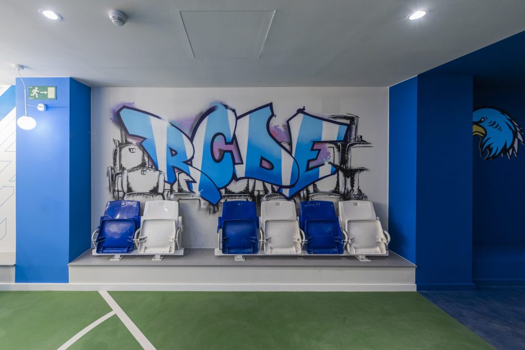 Interiorismo comercial para club deportivo en Barcelona